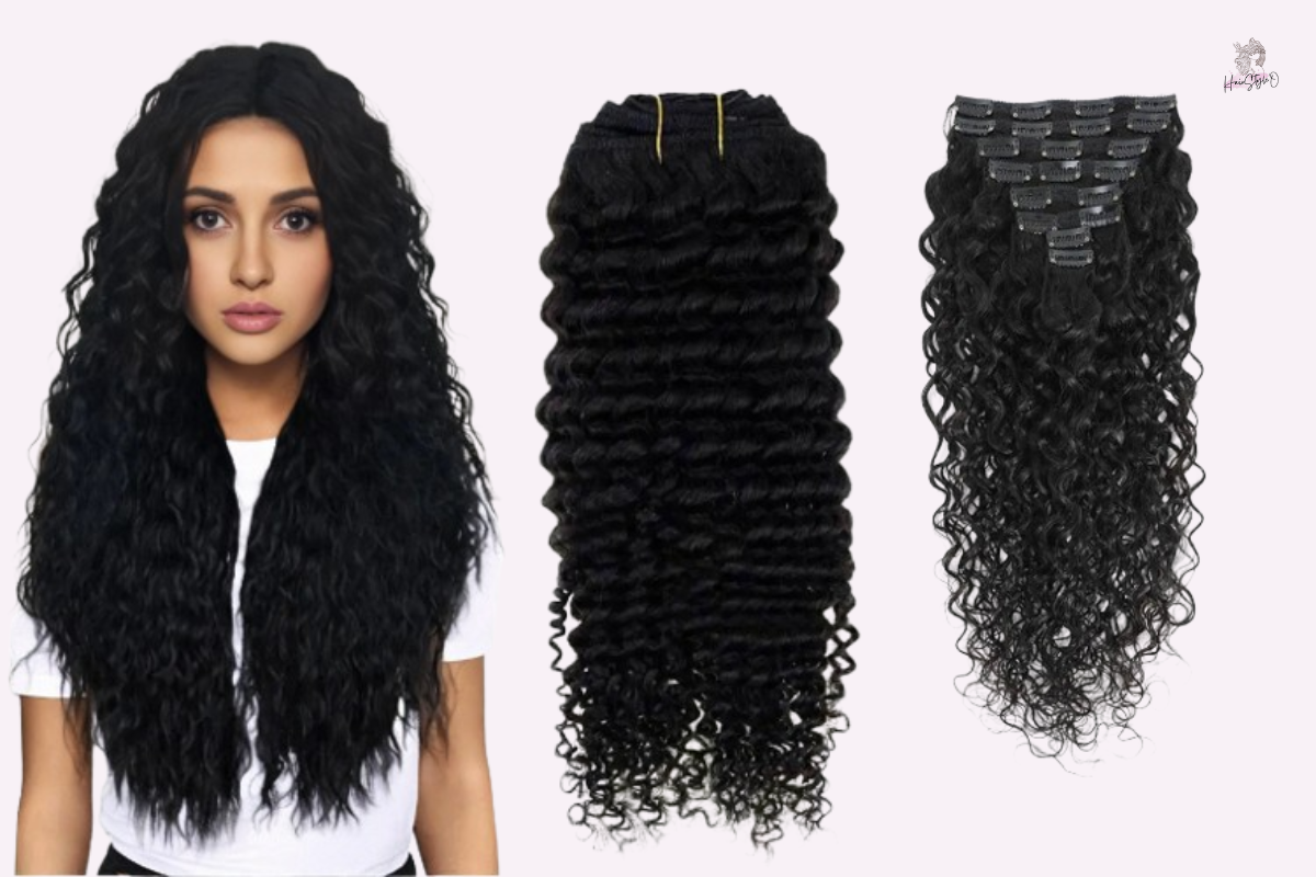 Curly Clip-In Hair Extensions