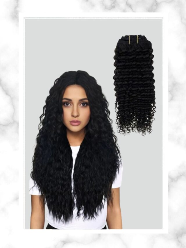 Get Effortless Volume with Jet-Curly Clip-In Hair Extensions