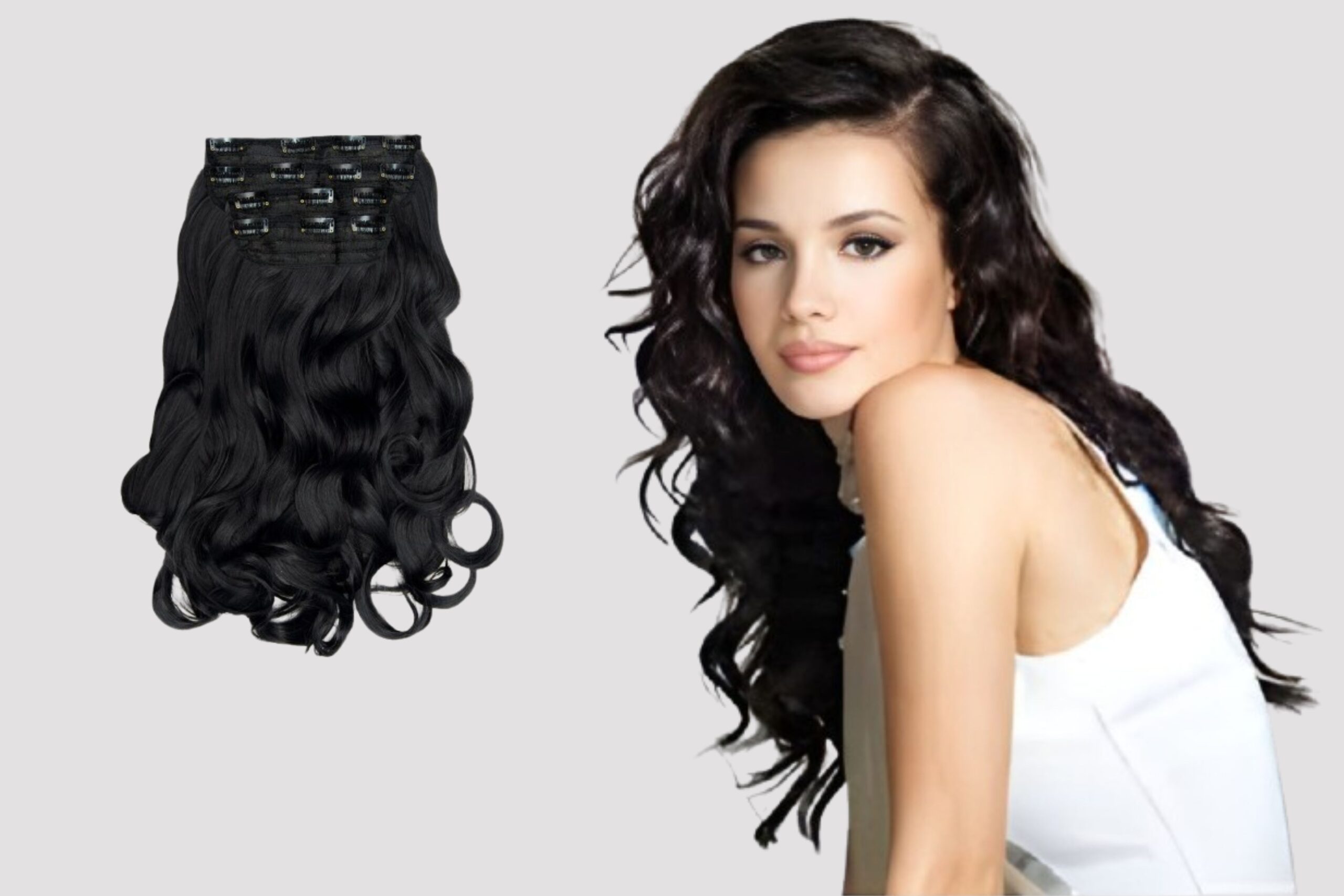 Natural Black Human Hair Extensions